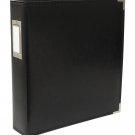 We R Memory Keepers Classic Leather - 8.5x11  3-Ring Album - Black