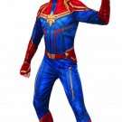 Rubies Captain Marvel Hero Girls Costume Suit, Large Blue/Red