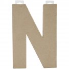 Darice Paper Mache Letter N 8 X 5.5 Inches