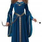 California Costumes Queen, Knight Medieval Princess Girls Costume, Teal, X-Small
