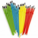 Darice Assorted Paintbrushes Plastic Handle