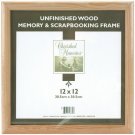 Darice  Wooden Memory Frame 12 X 12 Inches Unfinished