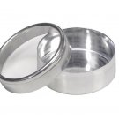 Darice Victoria Lynn Aluminum Favor Box Round 2 inches