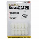 StikkiCLIPS Self-Stick Reusable Paper Holders 20/Pkg-White