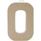 Darice Paper Mache Letter O 8 X 5.5 Inches