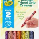 Crayola My First Washable Tripod Grip Crayons-8/Pkg