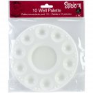 Darice Plastic Palette 7 Inches Round 10 Cavity