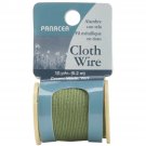 Cloth Covered Spool Wire 32 Gauge 30'-Green