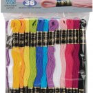 Iris Embroidery Floss Pack 8.7Yd 36/Pkg-Pastel Colors