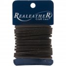Realeather Crafts Latigo Lace .125"X4Yd Carded-Dark Brown