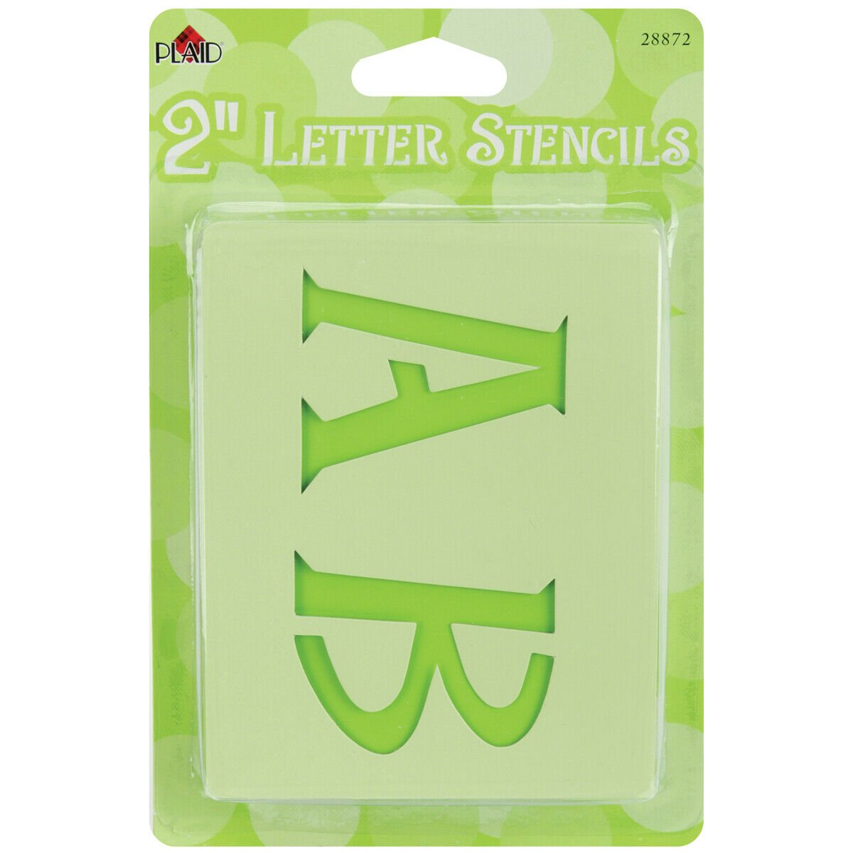 Plaid Stencils Value Packs Letter Stencils Genie, 2 inch