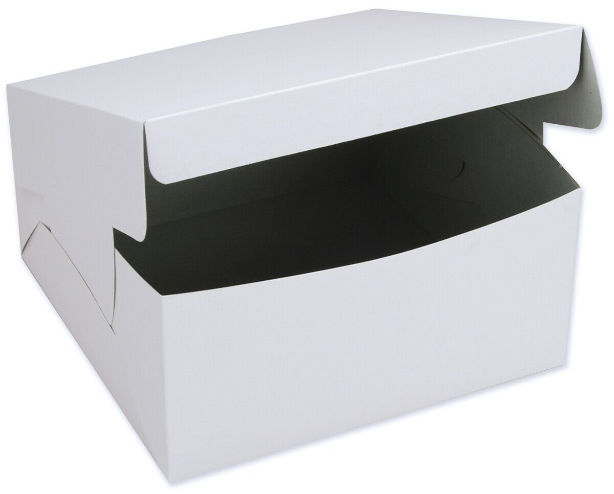 Cake Box-White 10"X10"X5" 1/Pkg