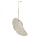 Darice Wing Ornament White - 2.13 X 4.5 Inches