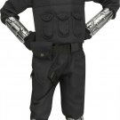 Fun World Gaming Fighter Chld Costume, Black, Small(4-6)