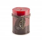 Darice Dynamic Collections Layered Candles Cranberry Apple 4 inch Pillar