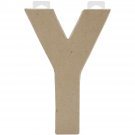Darice Paper Mache Letter Y 8 X 5.5 Inches