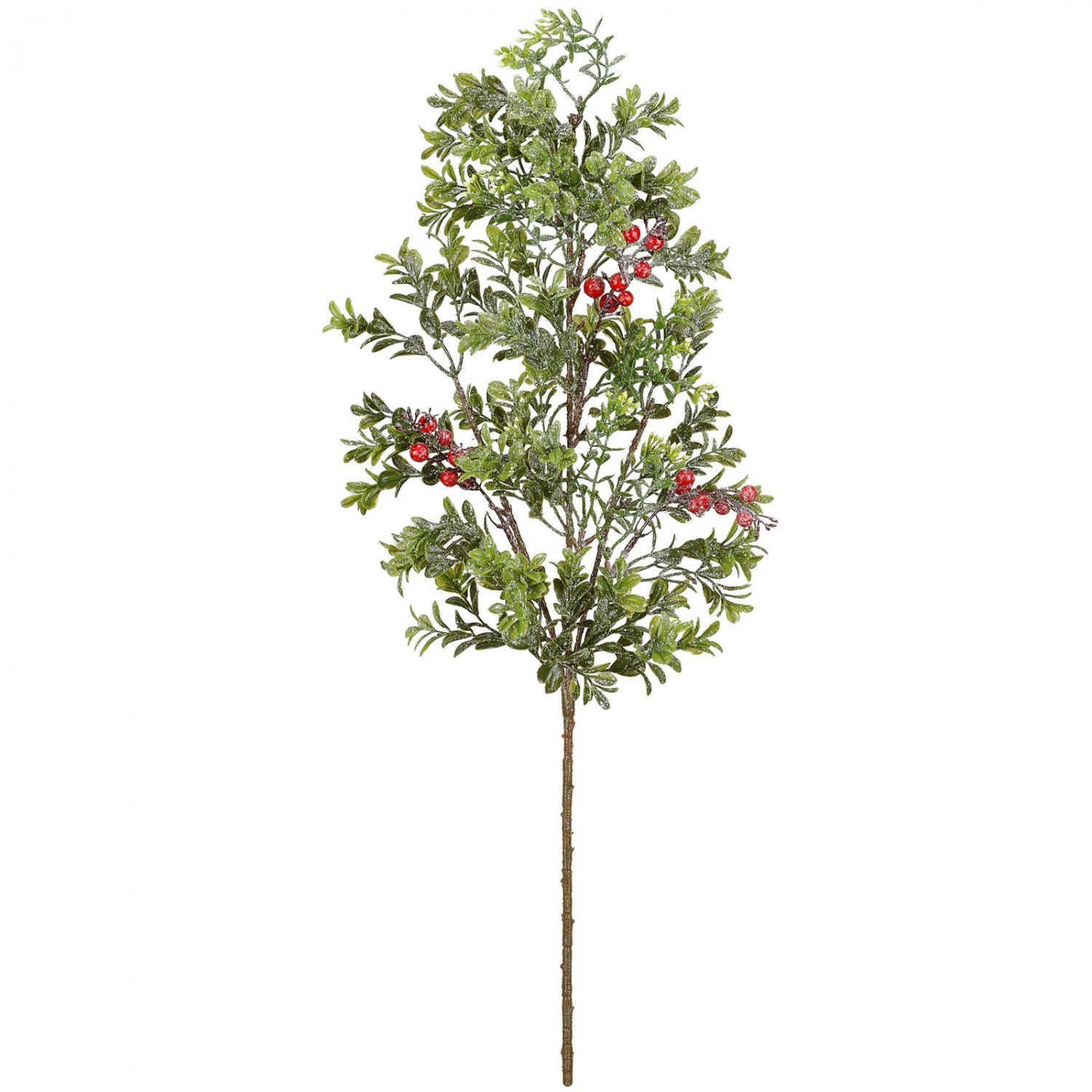 Darice Cedar Stem, Green/Red, 26.5 Inches