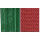 Tim Holtz Texture Fades Alterations Embossing Folders Harlequin And Stripes Set