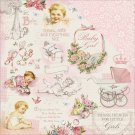 Kaiser Craft Peek A Boo 12 X  12 Inches Collection Double Sided Paper Tiny Tot
