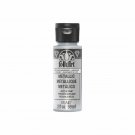 Plaid Folkart Metallic Acrylic Paint In Assorted Colors(2 Oz),Silver Anniversary