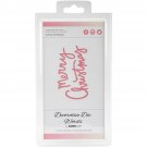 Kaiser Craft Decorative Dies Words Merry Christmas