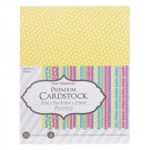 Darice Core'dinations 8.5 x 11 Card Stock Value Pack Patterns