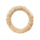 Darice FloraCraft Straw Wreath Round Natural 14 inches