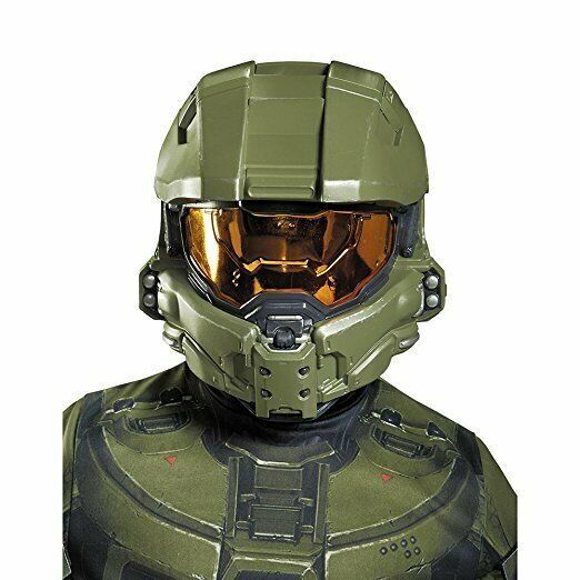 Disguise Master Chief Child Half Mask Costume
