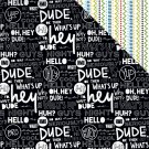 Bella Blvd Alex Collection 12 X 12 Double Sided Paper Group Text