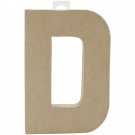 Darice Paper Mache Letter D 8 X 5.5 Inches