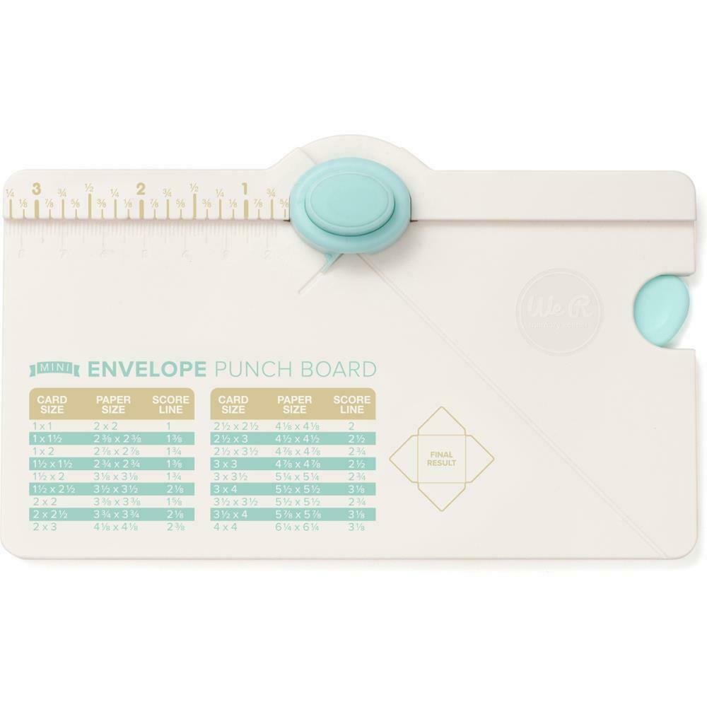 American Craft We R Memory Keepers Mini Envelope Punch Board