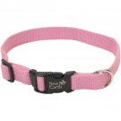 Coastal Soy 5/8" Adjustable Dog Collar-Rose, Neck Size 8"-12"