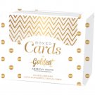American Crafts A2 Cards with Envelopes  Golden Box 4.375" X 5.75", Gold Foil