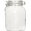Darice Jar with Locking Lid Clear Glass 2.64 x 4.5 inches