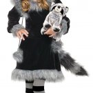 Fun World Costumes Baby Girl's Sweet Raccoon Toddler Costume, Small(3T-4T)