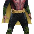 Rubic Batman Arkham Muscle Chest Adult Robin Costume Male Large