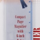 Carson MagniMark Page Magnifier & Ruler 7.25 X 2.25 inches