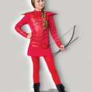 In Character Red Girl's Warrior Huntres Child Halloween Costume Large (12-14)