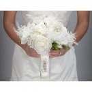 Darice David Tutera Wide Lace Stretch Garter with Pearl Accent