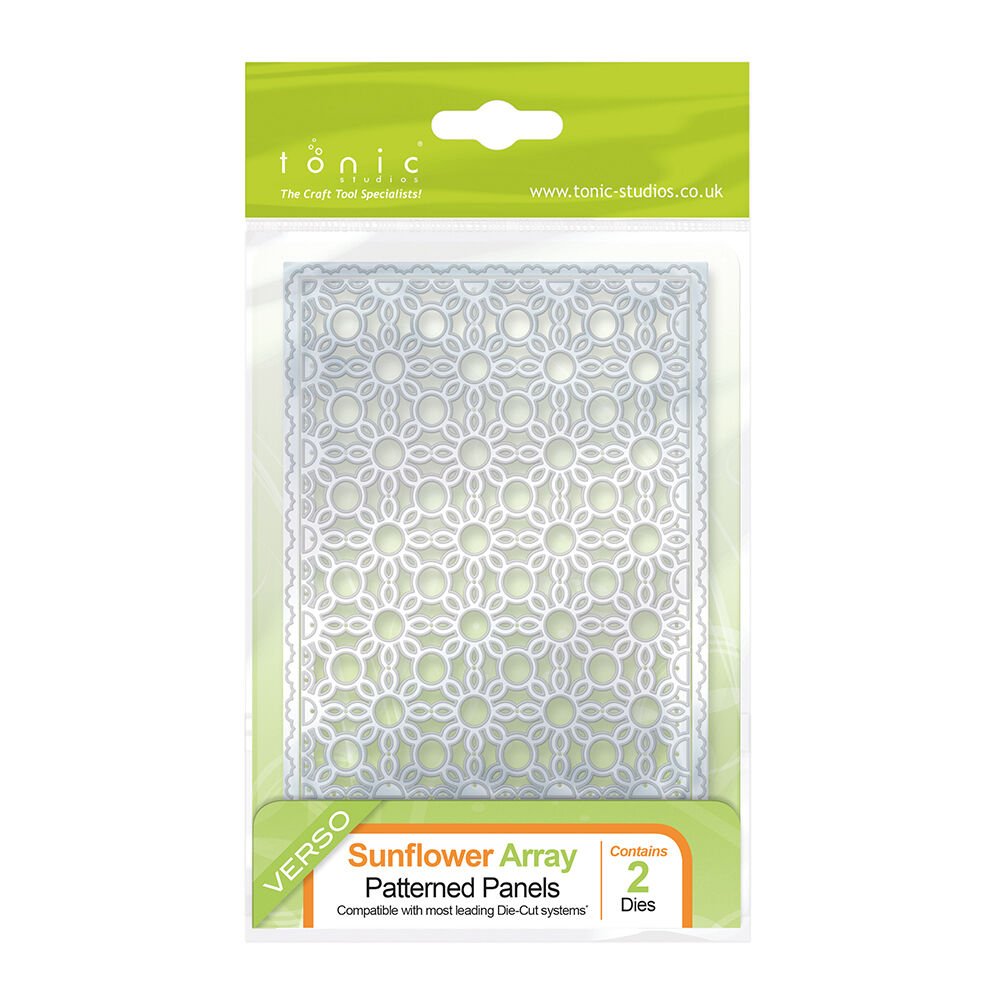 Tonic Studios Sunflower Array Patterned Panels Dies