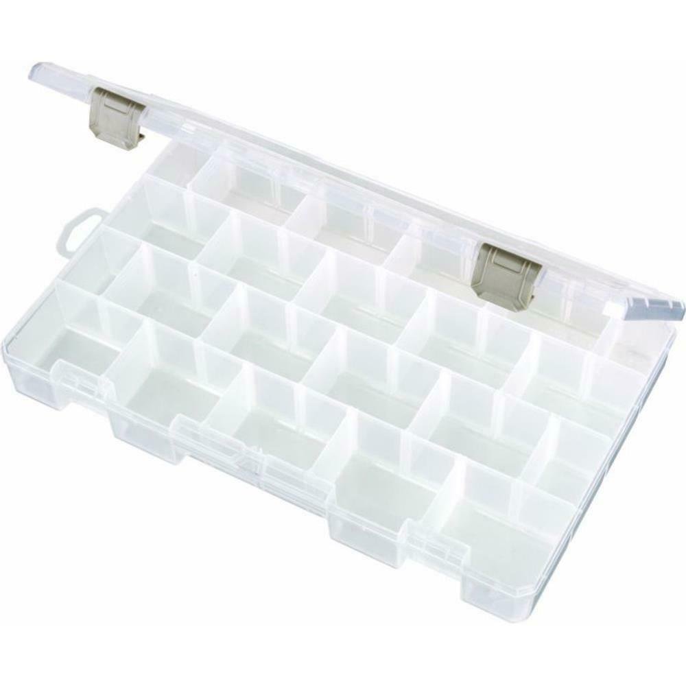 ArtBin Solutions Large Box 4 Compartments Translucent Clear, Storage Container