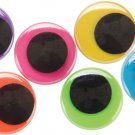 Darice Paste On Wiggle Eyes 20 mm Black On Neon