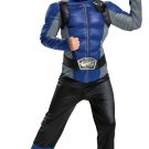 Disguise Blue Ranger Boys Beast Morpher Classic Muscle Costume,Large(10-12)