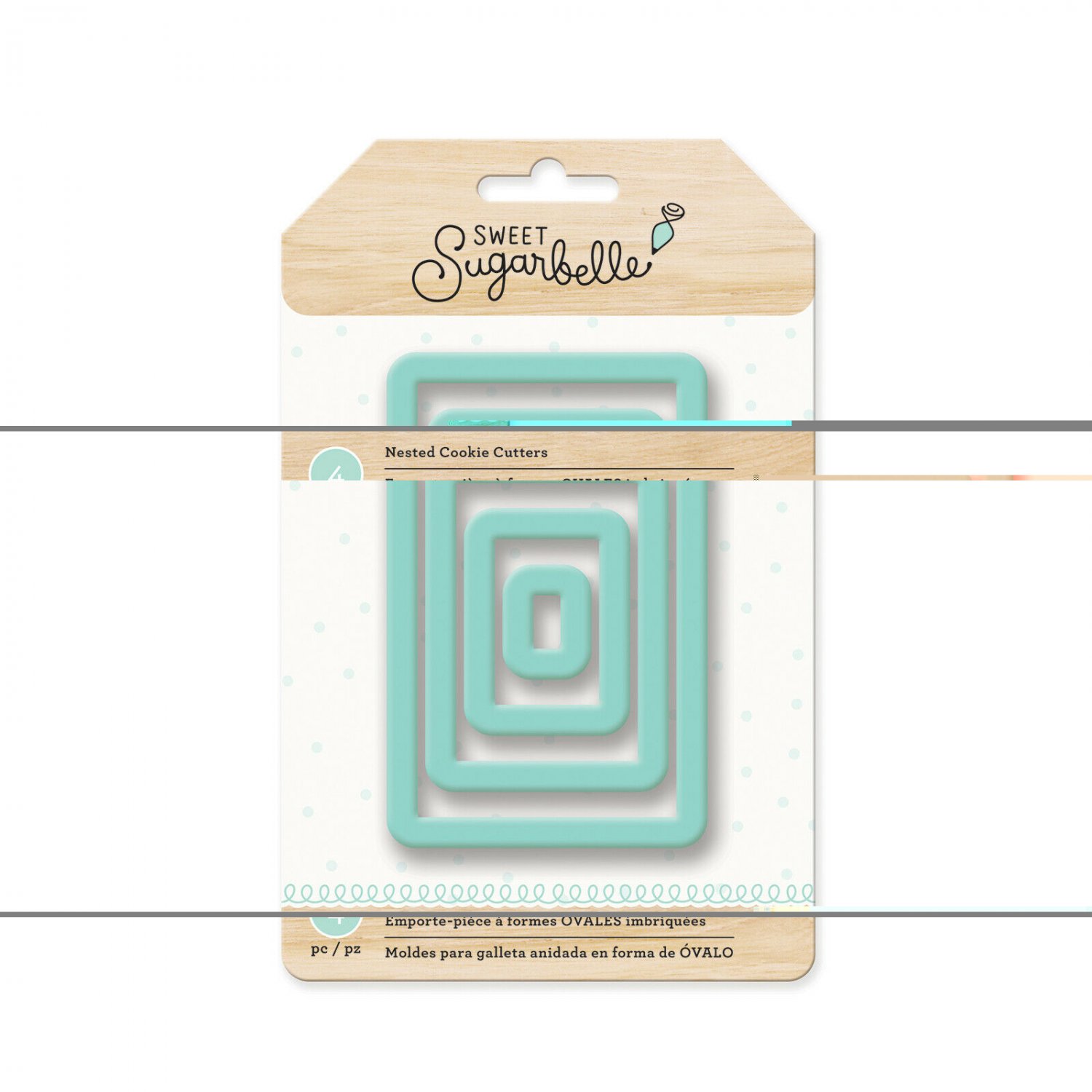American Craft Sweet Sugarbelle Nested Cookie Cutter Set Rectangle