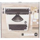 American Crafts We R Memory Keepers Typecast Collection Typewriter White