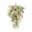 Darice Pine Teardrop with Snowflake - 10 x 24 Inches