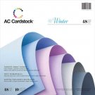 American Crafts 12X12 Cardstock 48 Sheets Winter
