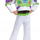 Disguise Buzz Deluxe Costume, White, Medium(7-8)
