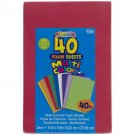 Darice Foamies Sheets Assorted Colors 6 X 9 Inches