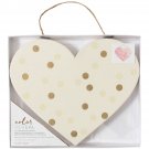 American Crafts  Color Reveal Collection Watercolor Panel 10.5 X 8.75 Dots